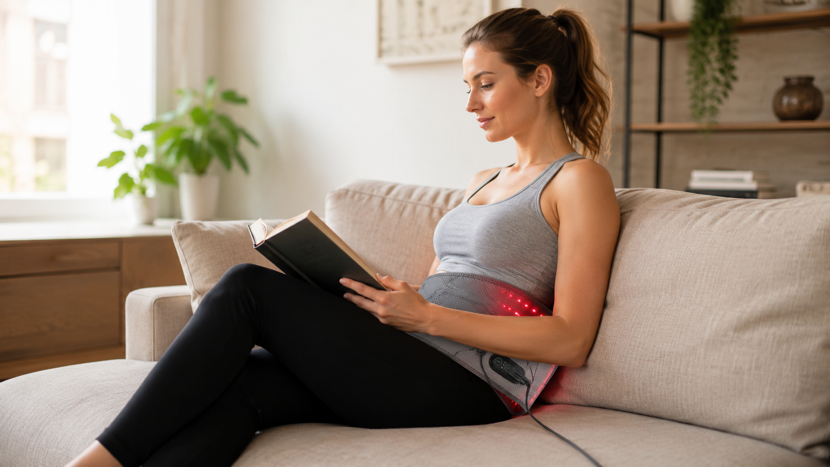 HeatWave Pro — Red Light & Hot Compress Therapy Belt