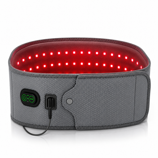 HeatWave Pro red light therapy belt for back and waist with 660nm and 850nm infrared and heat